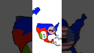 México conquista Estados Unidos #countryballs #viral #shorts #humor