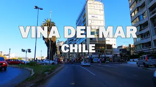 Vina del mar, Chile - Driving Tour 4K