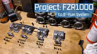 8 - Cleaning The Carbs from my FZR1000 | Tom's Workshop