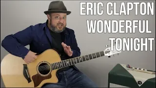 Eric Clapton "Wonderful Tonight" Guitar Lesson (Easy Acoustic)