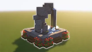 Майнкрафт - Как Построить Фонтан И Статуи | Minecraft | Постройки 1.19