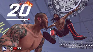 WWE 2K22 Top 20 OMG Moments in the game