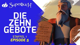 Die Zehn Gebote – Mose und das Gesetz Gottes | Superbuch (Staffel 1, Folge 5)