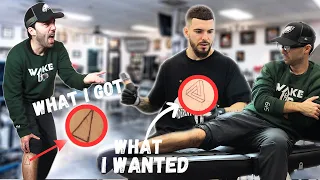 Getting a Tattoo that Changes Halfway Twin Prank!