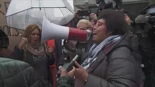 RAW: Protester reads MPD statement dismantling SCORPION unit after Tyre Nichols' death