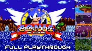 Sonic the Hedgehog - Mega Drive / Genesis (Playthrough @ 60fps) - All chaos emeralds