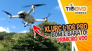 XLURC L106 PRO PRIMEIRO VOO TESTE DRONE BOM E BARATO COM CAMERA GPS GIMBAL PARA INICIANTES COMPRAR