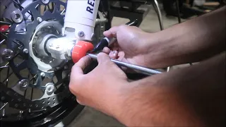 Fabricating Front Supermoto Axle Slider for Alta Redshift SM