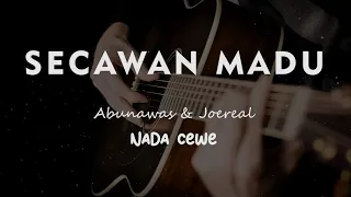 SECAWAN MADU // KARAOKE GITAR AKUSTIK NADA CEWE ( FEMALE )