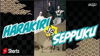 Harakiri vs. Seppuku #Shorts