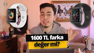 Apple Watch Series 3 vs Series 5! 1.600 TL farka değer mi?