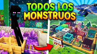 Construí un ZOOLÓGICO para cada MONSTRUO en MINECRAFT 💀🧟