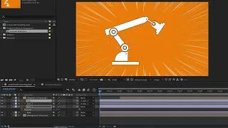 Learn after effects - Use parenting to tie the movements of multiple layers together