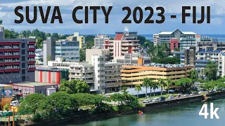 Suva City , Fiji 4K By Drone 2023