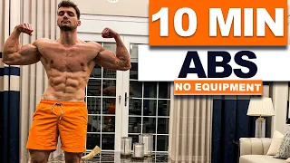 10 Min Intense ABS Workout // Killer Sixpack // No Equipment | velikaans