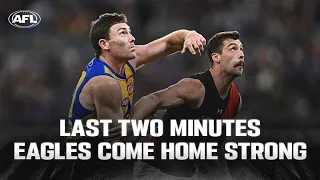 Last Two Minutes: West Coast Eagles v Essendon | Round 8, 2024 | AFL