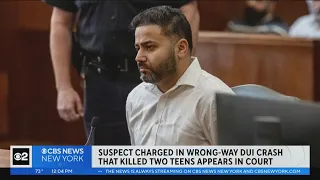 Man charged in deadly wrong-way crash appears in court