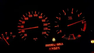 BMW E39/523i (170hp) Stock M52B25 - Acceleration 0-100km/h