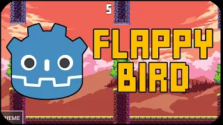 How to make Flappy Bird in Godot C# + Shaders tutorial