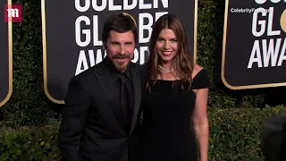 Christian Bale and wife Sibi Blazic at 2019 Golden Globe Awards