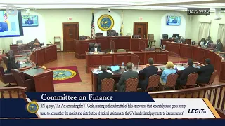 04-22-2022 | Committee on Finance