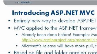 Intertech ASP.NETMVC Training Part 2