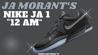 Ja Morant's Nike JA 1 "12 AM"Swarovski Stones Encrust Official images+Description down below👇👇