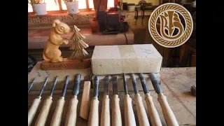 Woodcarving  Резьба по дереву  Обзор Стамески