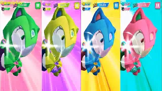 Colors Reaction Compilation Talking Tom Hero Dash Superhero ANGELA  New Outfit Unlocked