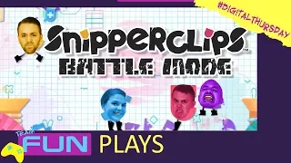 Slice 'Em and Dice 'Em! - Team Fun Plays Snipperclips 4 Player Battle