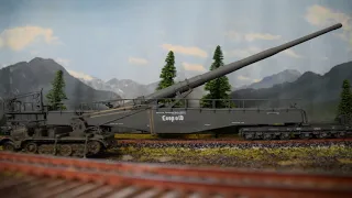 HobbyBoss 1:72 Railway Gun Leopold