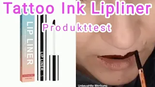 Ich teste einen Tattoo Ink Peel Off Lipstick / Lipliner