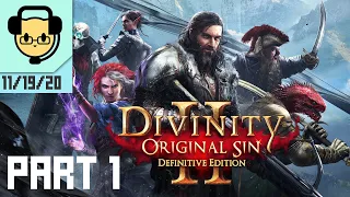 Divinity: Original Sin 2 PART 1 - JoCat Stream VOD - 11/19/2020