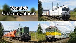 Vonatok Őriszentpéteren - Trains at Őriszentpéter