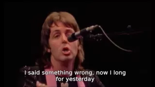 Paul McCartney - Yesterday // Lyrics - Subtitles