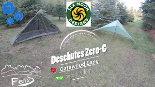 Review: SMD Deschutes-Zero-G vs SMD Gatewood Cape (+Serenity Tent) Six Moon Designs