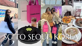 SG TO SEOUL KOREA vlog: what to do/eat in seoul & where to go/shop, apgujeong/hanam area