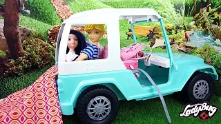 Miraculous Family Challenge 24Hours in Barbie Car, Adrinette 24 heures dans une voiture!