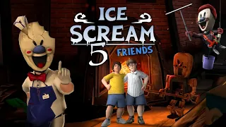 I Saved My Friend's From ICE SCREAM UNCLE|ICE SCREAM 5 #gameplay #gaming #androidgames
