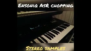 Ensoniq ASR-10 Tutorial: Chopping Stereo Samples