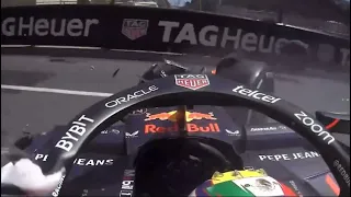 Sergio Perez and Kevin Magnussen huge crash Monaco