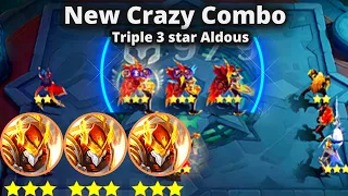 MAGIC CHESS TRIPLE 3 STAR ALDOUS NEW META COMBO | MLBB MAGIC CHESS BEST SYNERGY COMBO TERKUAT