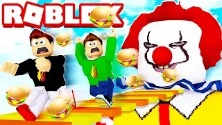 ROBLOX ESCAPE MCDONALDS OBBY WITH MY LITTLE BROTHER!