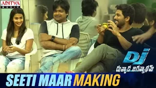 Seeti Maar Song Making || DJ Song Promos || Allu Arjun, Pooja Hegde, Harish Shankar || DSP