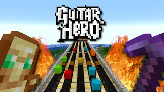 I made Guitar Hero in Minecraft