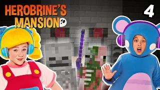 🎃HAPPY HALLOWEEN!👻 | Herobrine's Mansion EP4 | Mother Goose Club Minecraft