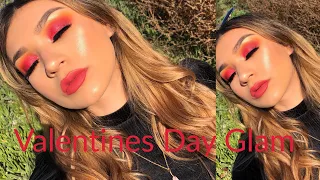 Easy Pink Valentines Day Makeup | iluvsarahii x Colourpop Through My Eyes Palette | Amanda Reyes