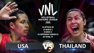 USA vs Thailand | Women's VNL 2024