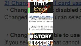 Quick History Lesson! #sds #grandcross #sevendeadlysins #gaming #sdsgrandcross #shorts