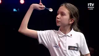 2018 Bauhaus Open Darts Girls Final Klochek vs  Rietbergen